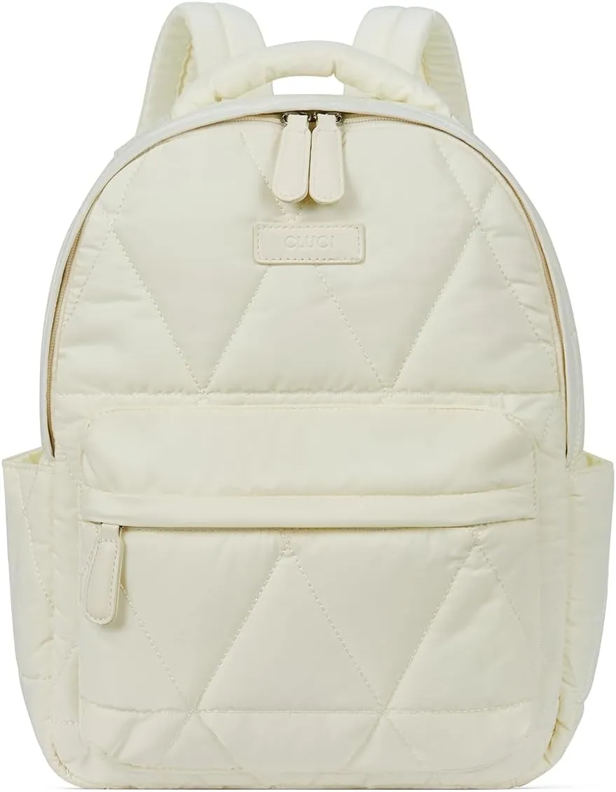 CLUCI Quilted Backpack for Women Mini Backpack Small Travel Backpack for Women Puffer Bag Lightweight Designer Bags