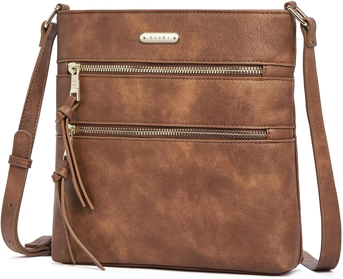 CLUCI Women's Crossbody Handbags with Adjustable Straps