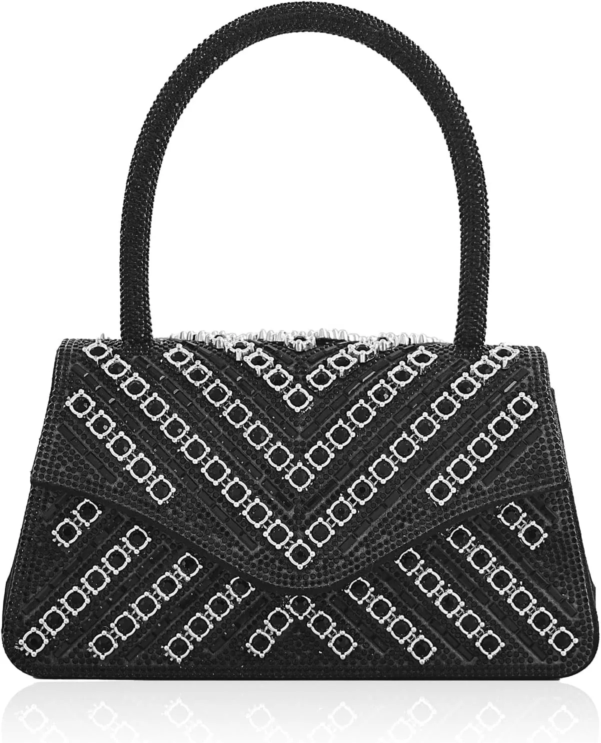 Clutch Purses for Women Sparkly Rhinestones Purses and Handbags for Wedding Party Evening Crossbody Bag with Chain