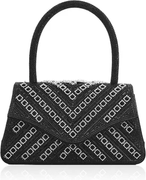 Clutch Purses for Women Sparkly Rhinestones Purses and Handbags for Wedding Party Evening Crossbody Bag with Chain