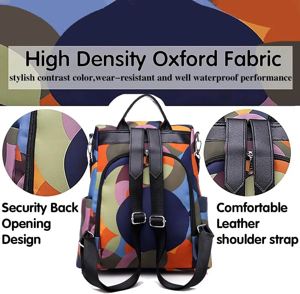 COFIHOME Backpack Purse for Women Anti-theft Bag Waterproof Nylon Lightweight Backpack College Bookbag Shoulder Bag Travel Bag