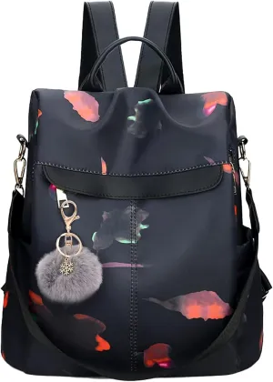 COFIHOME Backpack Purse for Women Mini Anti-theft bag Waterproof Nylon Backpack Stylish Large Capacity Travel Bag