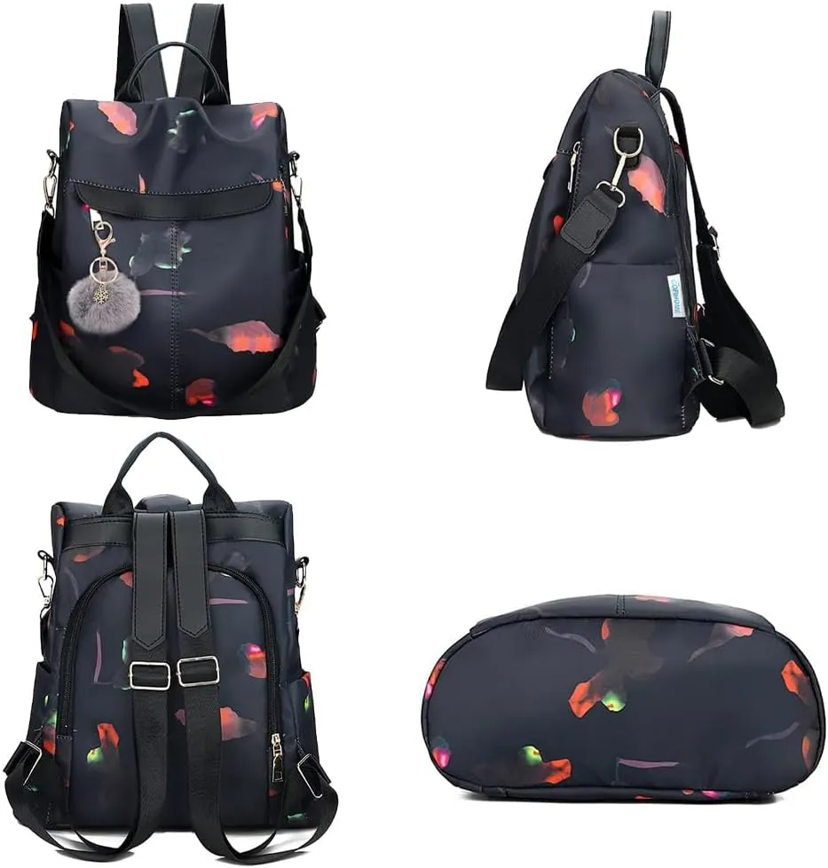 COFIHOME Backpack Purse for Women Mini Anti-theft bag Waterproof Nylon Backpack Stylish Large Capacity Travel Bag