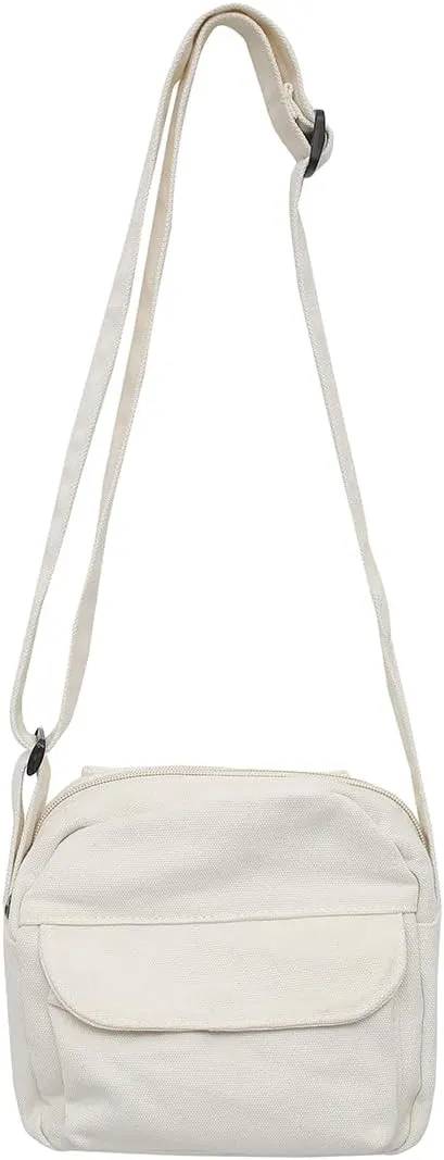 Collsants Small Crossbody Bag Cute Purse Mini Canvas Crossbody Purse Phone bag