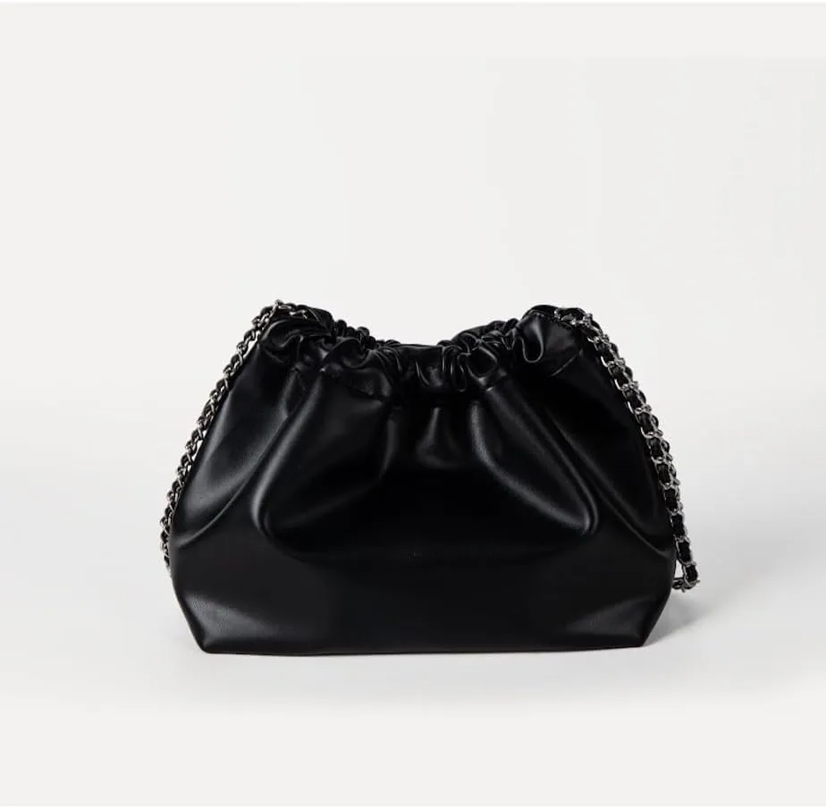Coquette Shoulder Bag Women Bow Tie Balletcore Crossbody Bag Adjustable PU Leather Shoulder Purse Bucket Bag
