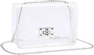 COROMAY Clear Purse for Women, Clear Bag for Stadium Events, Transparent Stadium Purse