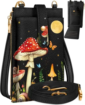 Crossbody Bags for Women - Leather Cellphone Phone Purse Wallet Cute Designer Cross Body Bag with Card Slots