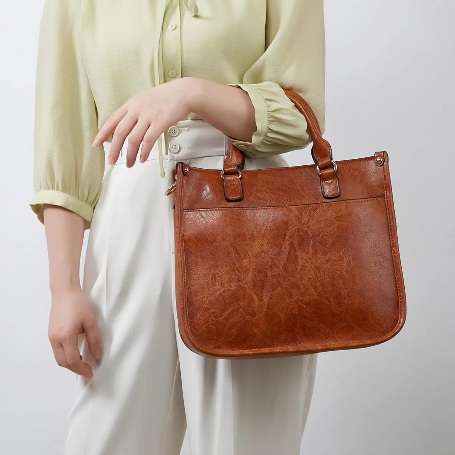 Crossbody Purses and Handbags for Women Leather Shoulder Bag for Women Cross Body Bag for Woman with Guitar Wide Straps