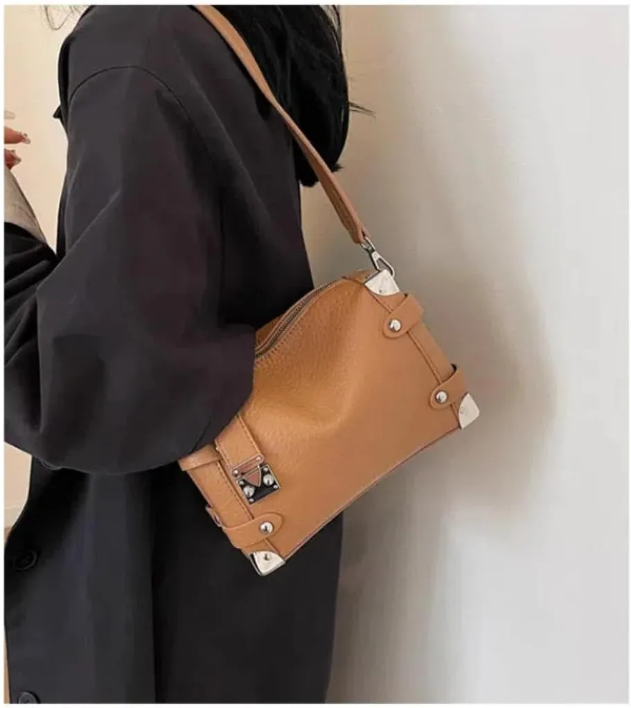 Crossbody Shoulder Bag for Women Tote Handbags Mini Suitcase Bag