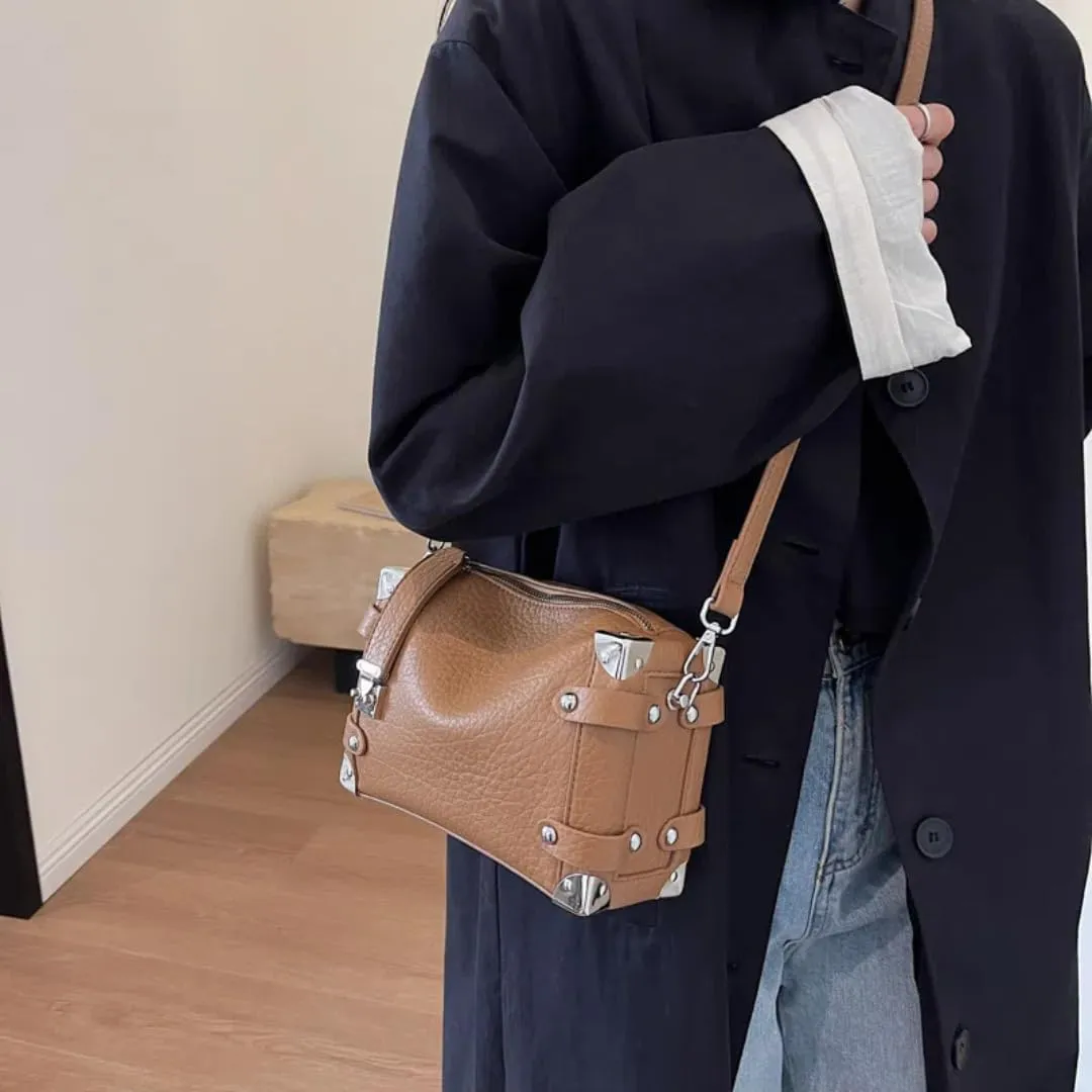 Crossbody Shoulder Bag for Women Tote Handbags Mini Suitcase Bag