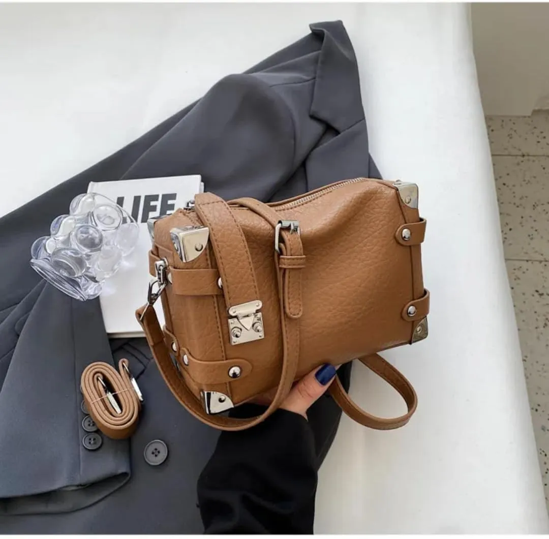 Crossbody Shoulder Bag for Women Tote Handbags Mini Suitcase Bag