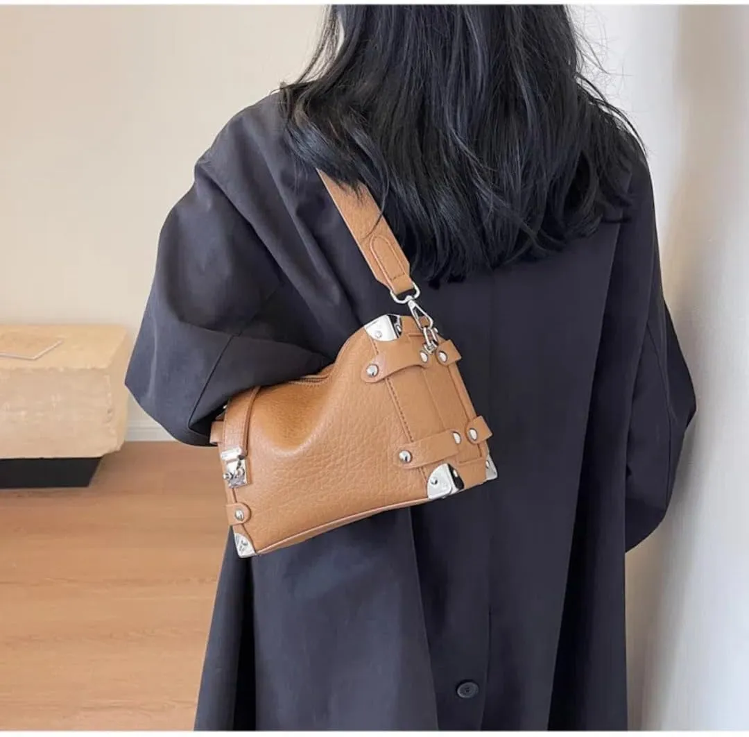 Crossbody Shoulder Bag for Women Tote Handbags Mini Suitcase Bag
