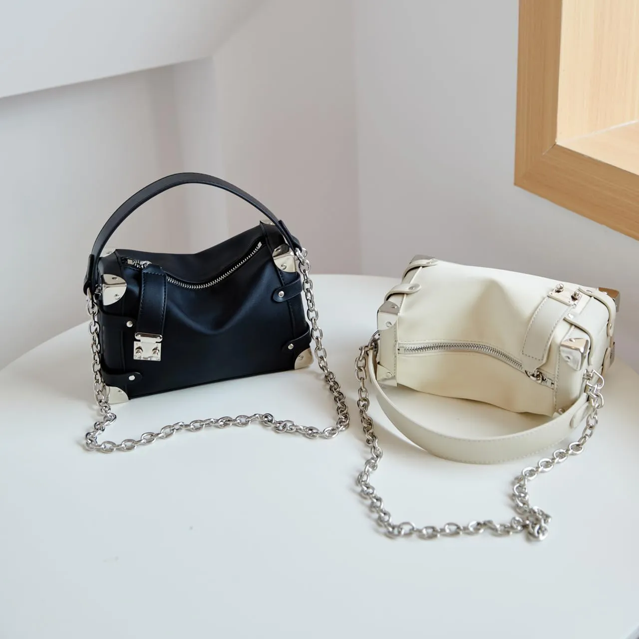 Crossbody Shoulder Bag for Women Tote Handbags Mini Suitcase Bag