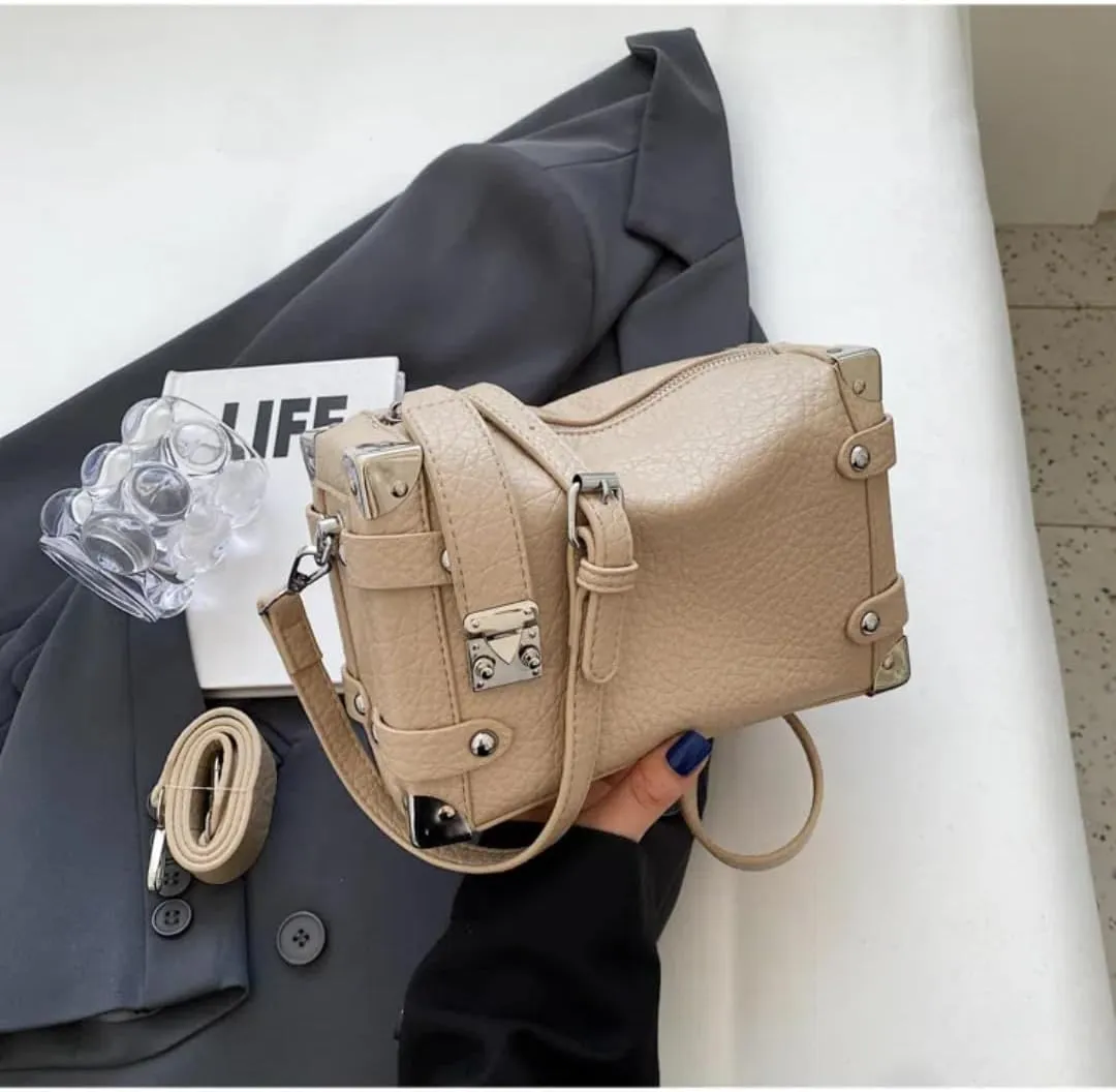Crossbody Shoulder Bag for Women Tote Handbags Mini Suitcase Bag