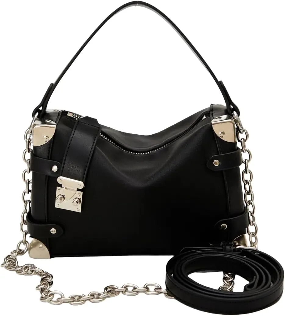 Crossbody Shoulder Bag for Women Tote Handbags Mini Suitcase Bag