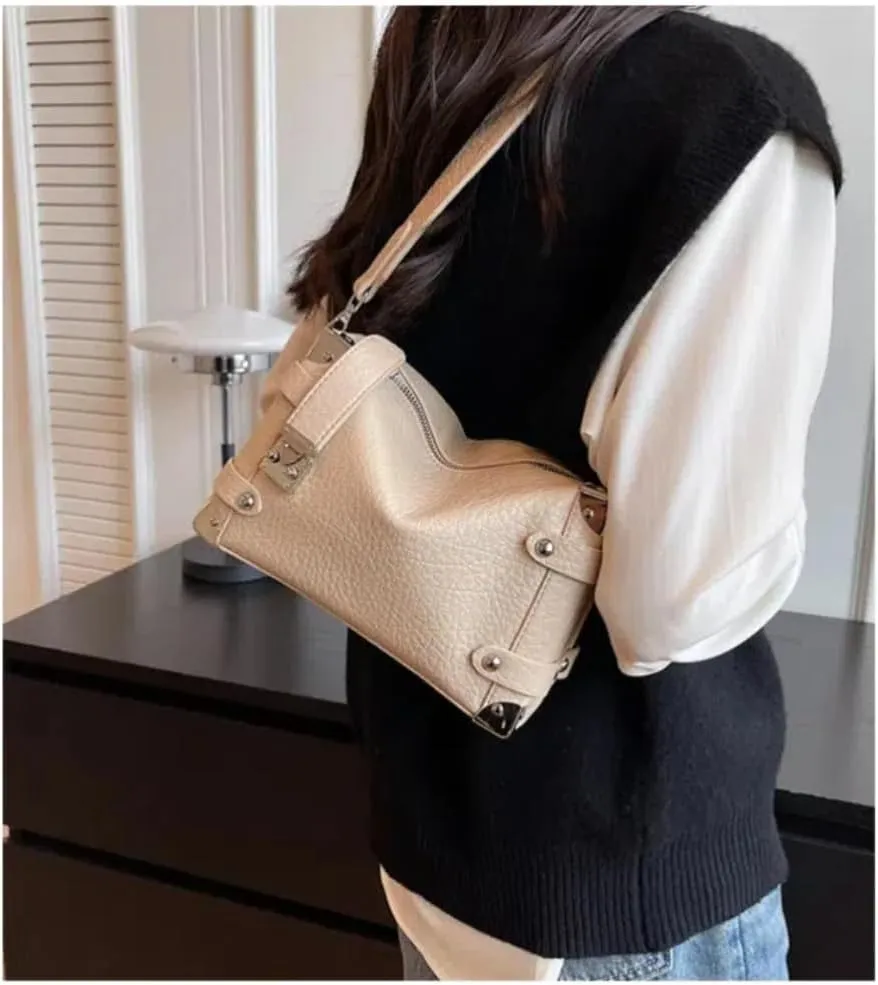 Crossbody Shoulder Bag for Women Tote Handbags Mini Suitcase Bag