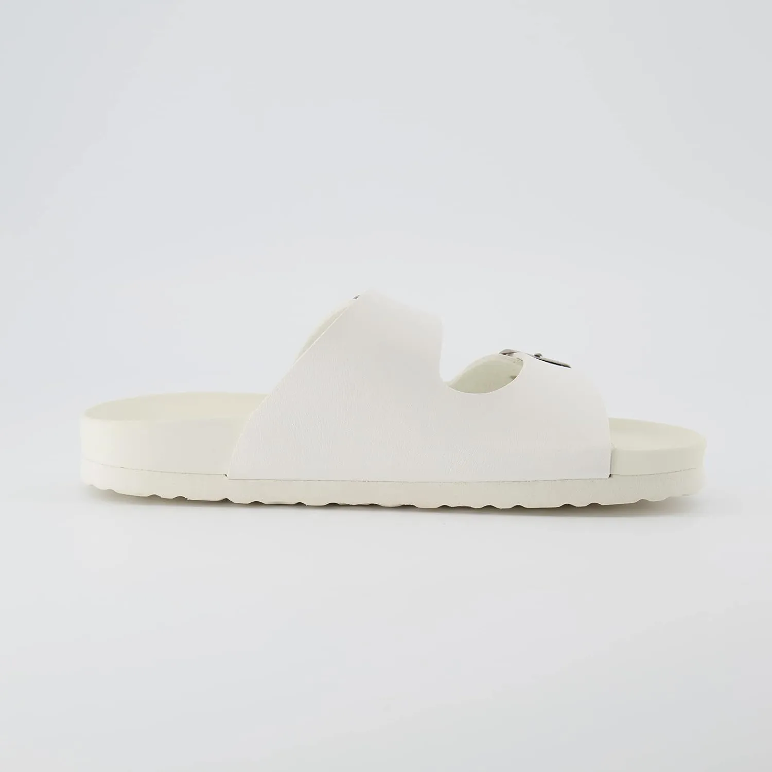 CUSHIONAIRE Lindy Water-Resistant Womens Sandals with Adjustable Double Buckle Straps-Lightweight Soft Footbed Slides for Women