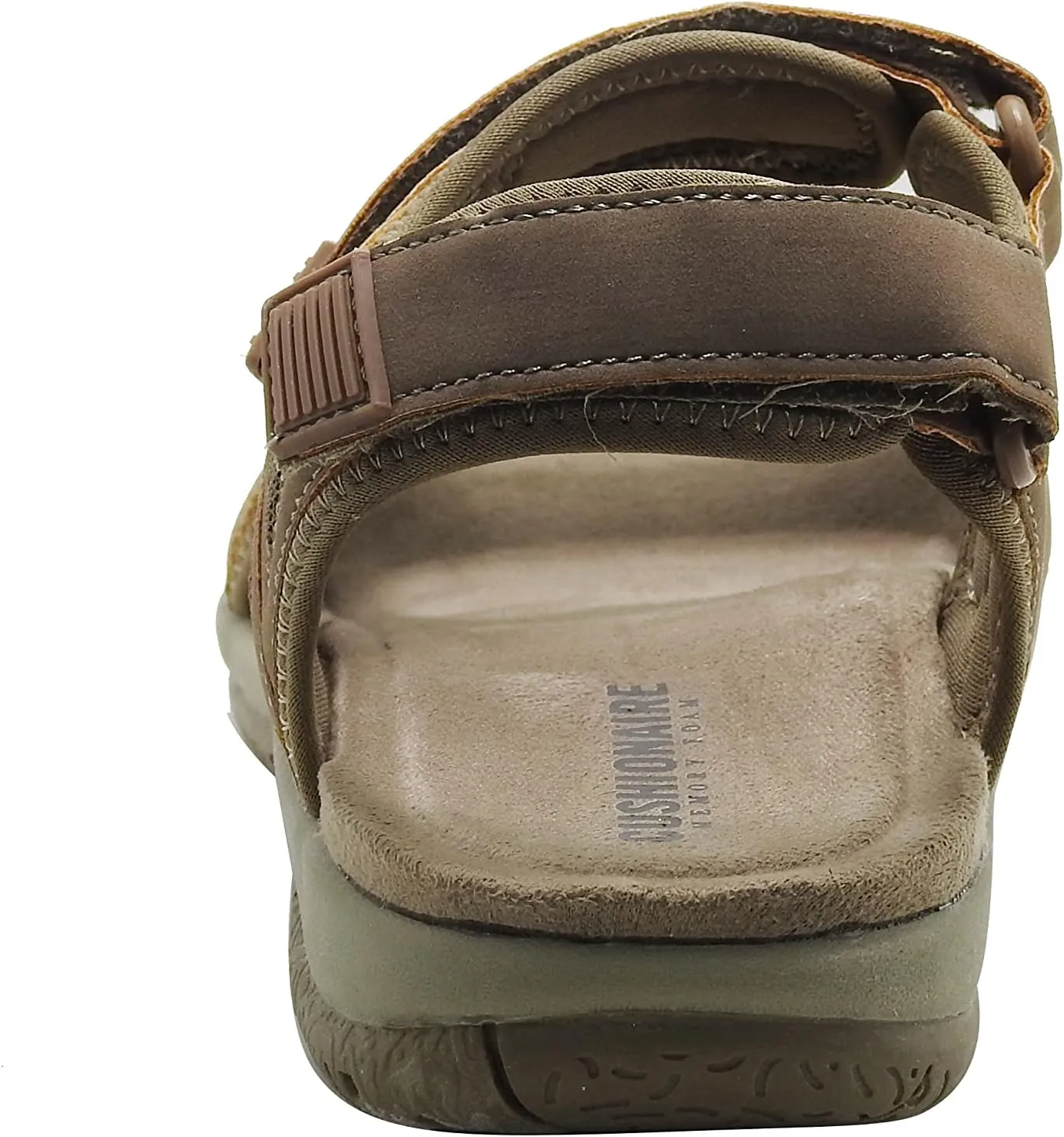 CUSHIONAIRE Women's Pace comfort footbed outdoor sandal with adjustable straps and  Memory Foam, Wide Widths Available