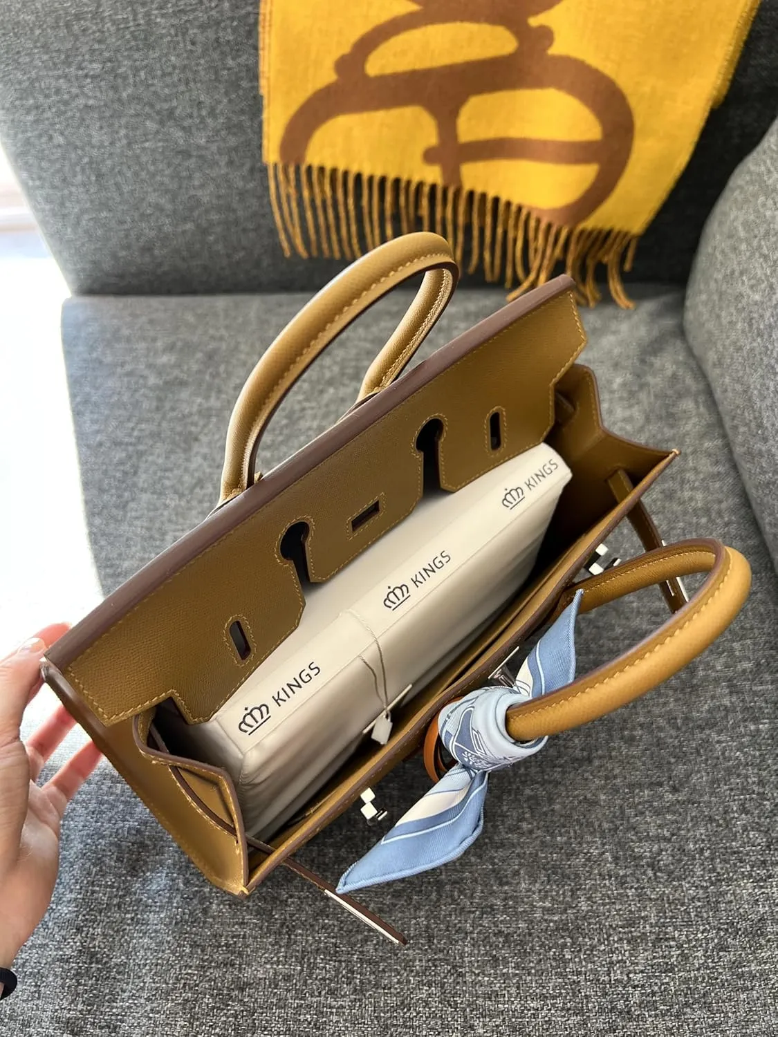 Custom Bag Pillow Insert, Purse Shaper Compatible with Hermes BK Bags, Luxury Bag Shaper, Silky Satin Surface and Soft Memory Foam Inner(Custom Color)