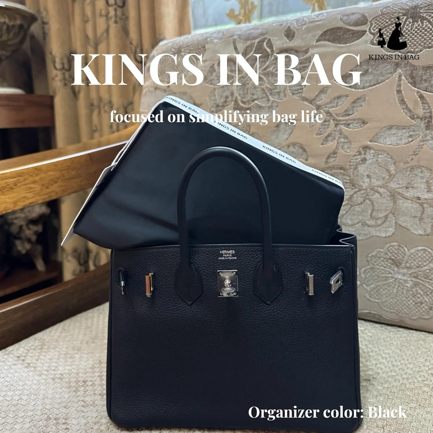 Custom Bag Pillow Insert, Purse Shaper Compatible with Hermes BK Bags, Luxury Bag Shaper, Silky Satin Surface and Soft Memory Foam Inner(Custom Color)