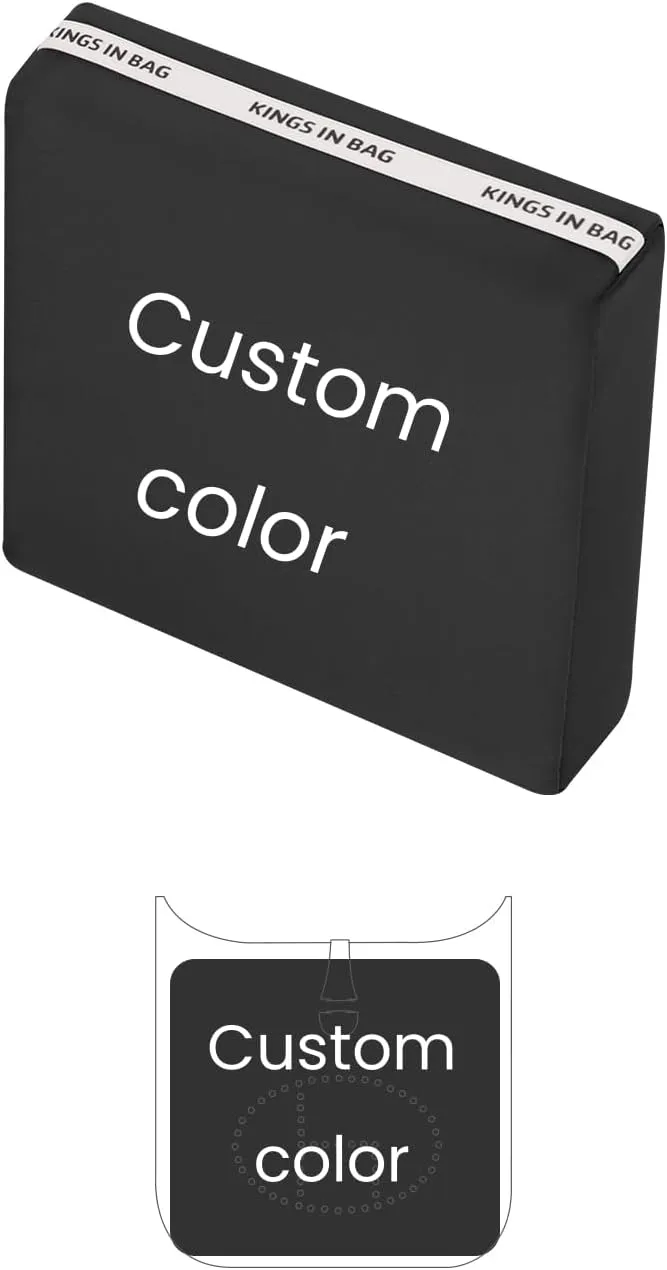 Custom Evelyne Bag Pillow Insert, Purse Shaper Compatible with Hermes Evelyne Bags, Luxury Bag Shaper, Silky Satin Surface and Soft Memory Foam Inner (Custom Color)