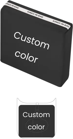 Custom Evelyne Bag Pillow Insert, Purse Shaper Compatible with Hermes Evelyne Bags, Luxury Bag Shaper, Silky Satin Surface and Soft Memory Foam Inner (Custom Color)