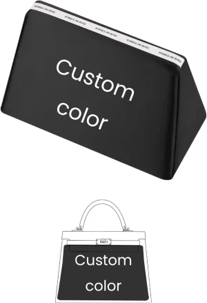 Custom KE Bag Pillow Insert, Purse Shaper Compatible with Hermes Kelly Bags, Luxury Bag Handbag Filler with Silky Satin Surface and Soft Memory Foam Inner (Custom Color)