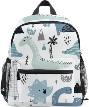 Cute Kid's Toddler Backpack Cute Dinosaur Cartoon Pattern Schoolbag for Boys Girls,Kindergarten Children Bag Preschool Bag with Chest Clip 20210410