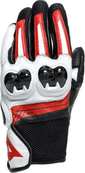 Dainese Mig 3 Unisex Gloves Black/White/Red - Medium