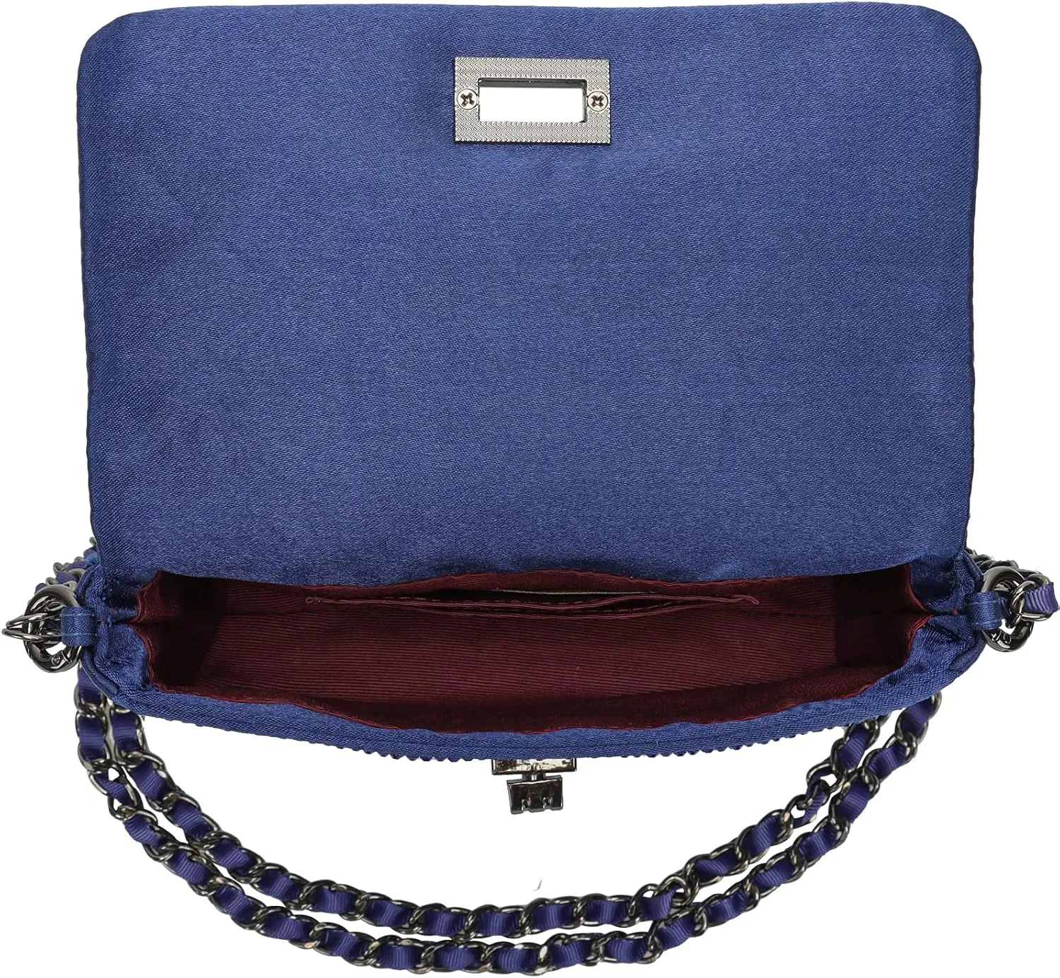 Dexmay Classic Flap Crystal Bag Small Evening Clutch Handbag Party Rhinestone Purse