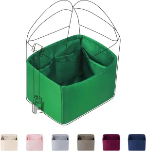 DGAZ Purse Organizer Silky Smooth For Picotin 14/18/22/26/31 Bags,Silk,Luxury Handbag Tote in Bag Shapers(Bambou,PC22)