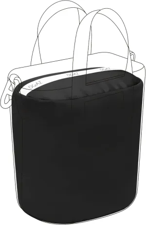 DGAZ Purse Pillow Insert for Hermes In the loop bags, Memory Foam, Silky Pillow Shaper for Luxury Handbags(Black,In the loop18)