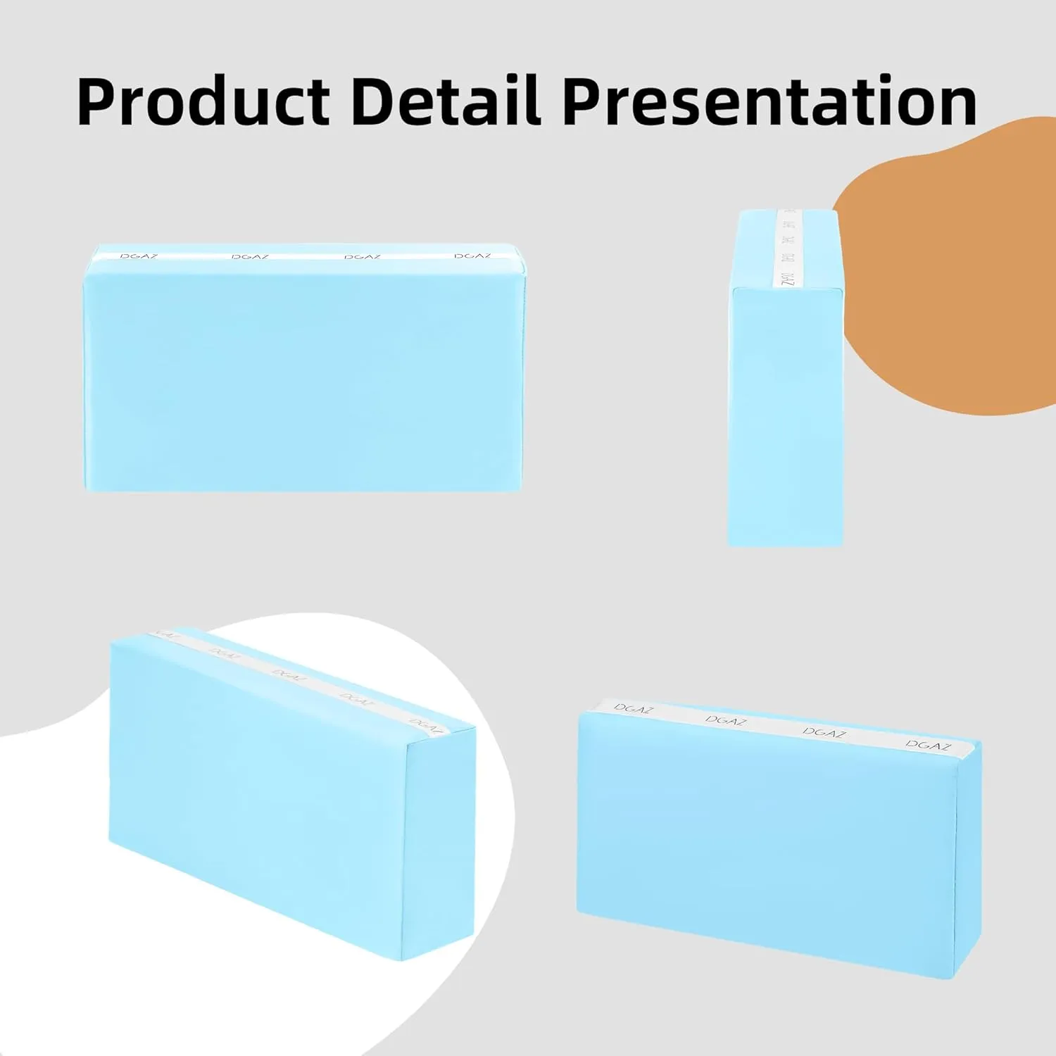 DGAZ Purse Pillow Shaper Insert for Dior D-joy Bag, Silky Pillow Shaper for Luxury Handbags(Candy Blue,Mini)
