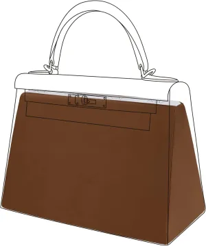 DGAZ Purse Pillow Shaper Insert for Hermes Kelly Bags, Silky Pillow Shaper for Luxury Handbags(Gold,KL25 Sellier)