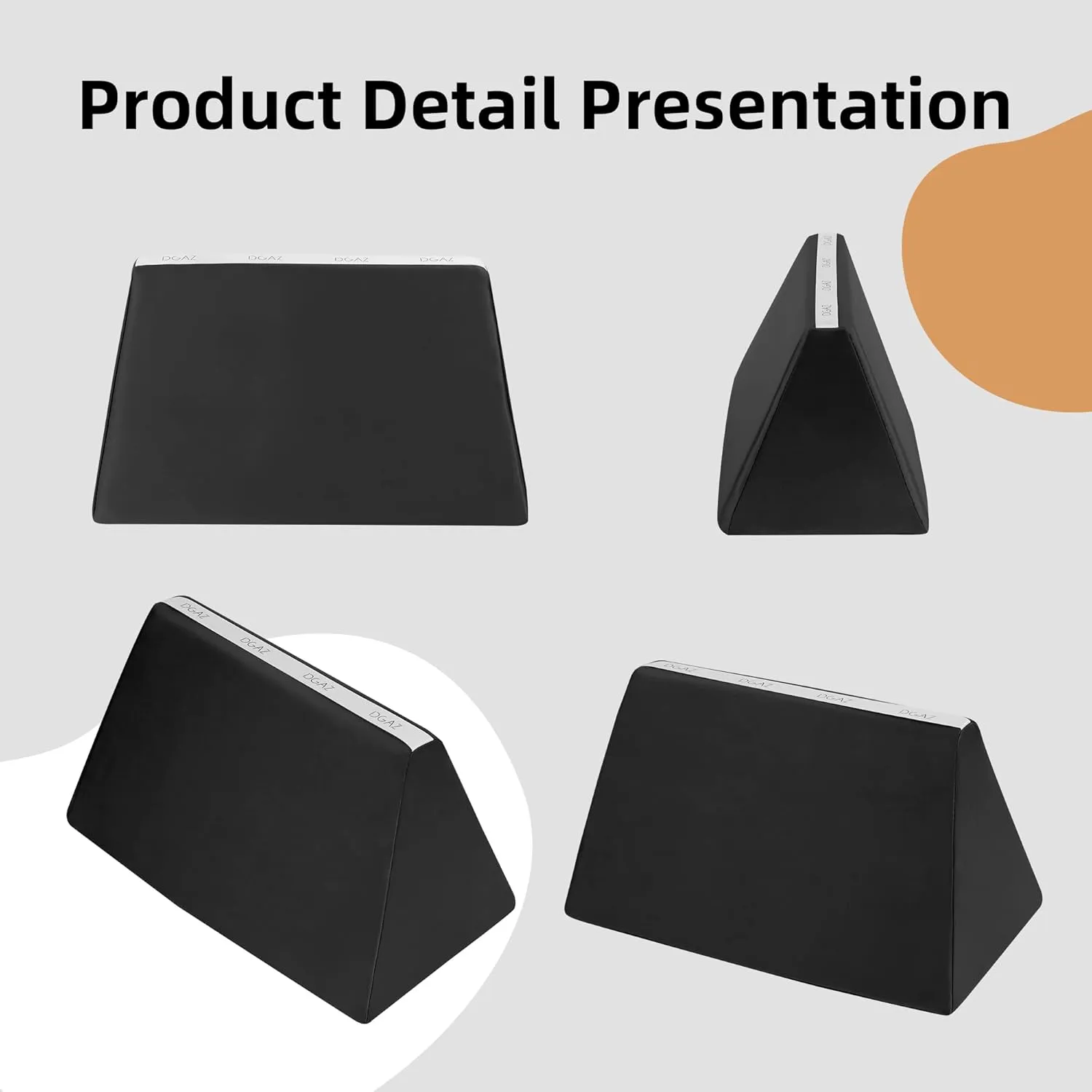 DGAZ Purse Pillow Shaper Insert,Luxury Handbag Tote Shapers, Memory Foam- Fits Birkin 25/30/35/40 Bag (Black, BK25 Retourne)
