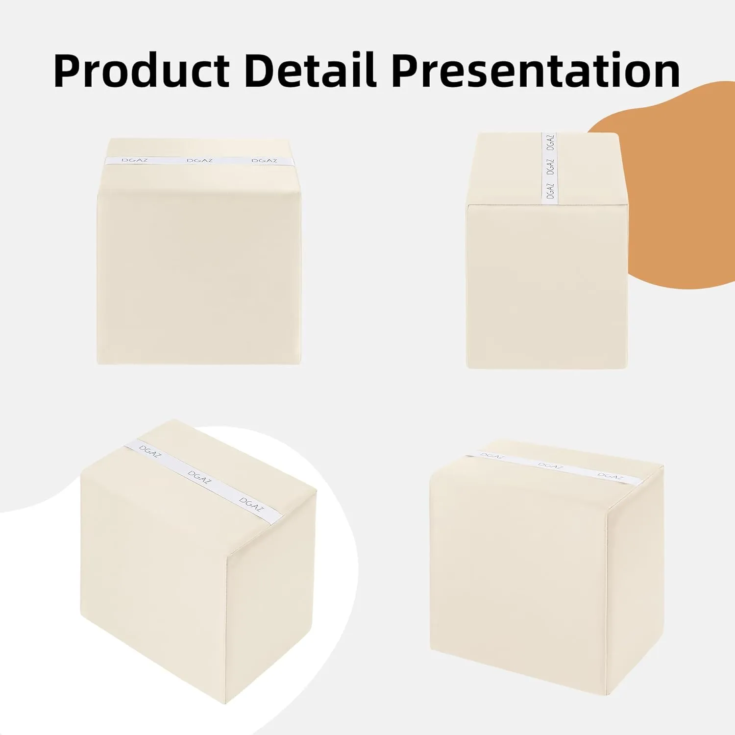 DGAZ Purse Pillow Shaper Insert,Luxury Handbag Tote Shapers, Memory Foam- Fits picotin14/18/22/26/31Bags(Craie,PC22)