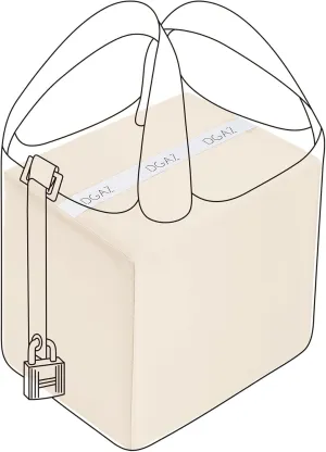 DGAZ Purse Pillow Shaper Insert,Luxury Handbag Tote Shapers, Memory Foam- Fits picotin14/18/22/26/31Bags(Craie,PC22)