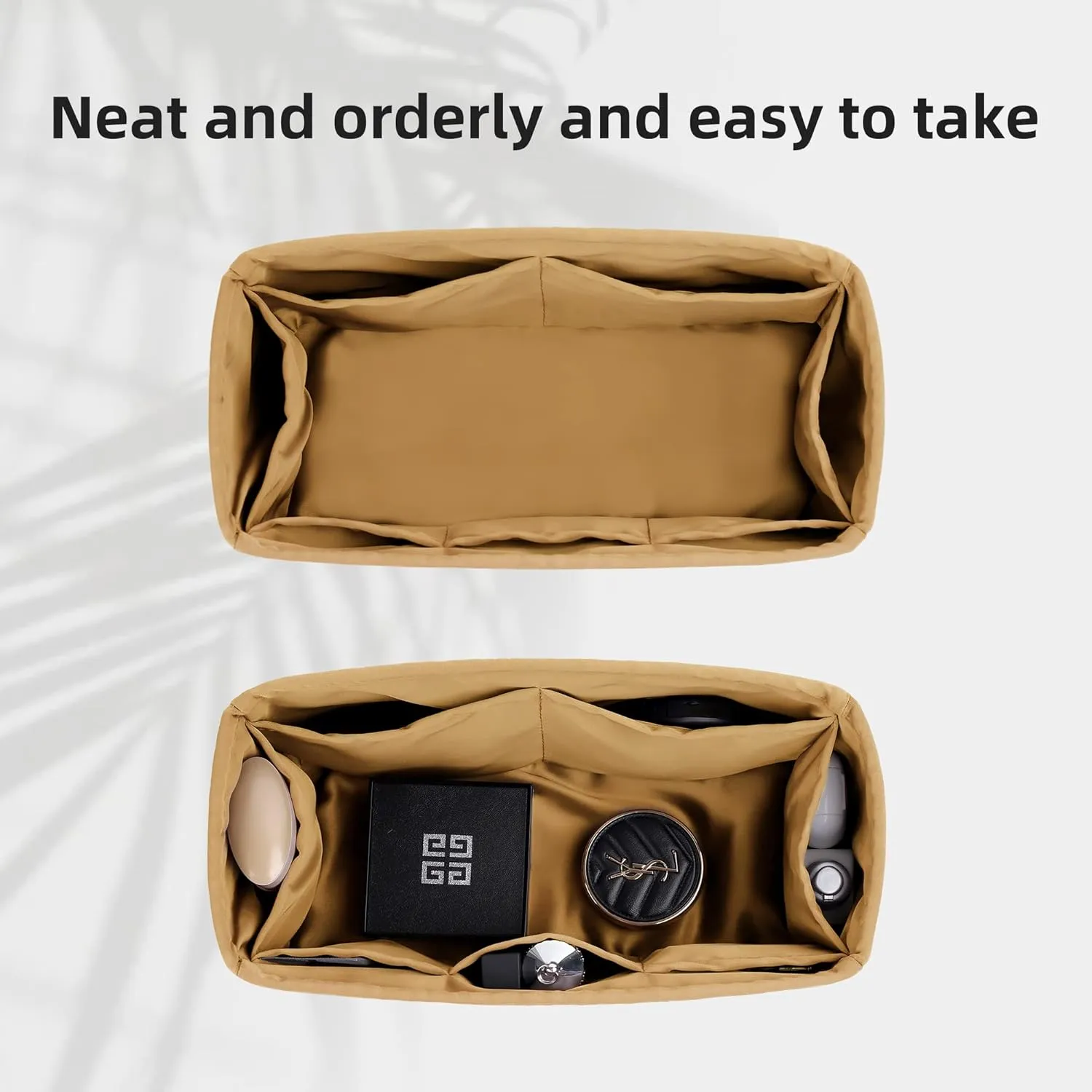 DGAZ Silk Purse Organizer Insert For Lindy 19/26/30/34 Bags, Silky Handbag & Tote Organizer, Bag in Bag,Simplicity Handbag & Tote Organizer