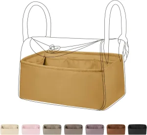 DGAZ Silk Purse Organizer Insert For Lindy 19/26/30/34 Bags, Silky Handbag & Tote Organizer, Bag in Bag,Simplicity Handbag & Tote Organizer