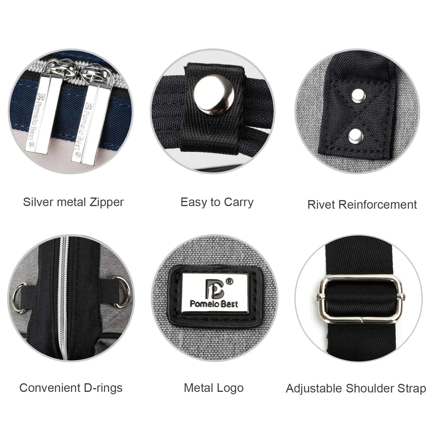 Diaper Bag Totes with Changing Pad & Stroller Straps, Large Portable Newborn Baby Bags, Unisex and Stylish Travel Diaper Backpacks for Mom and Dad (black/grey)