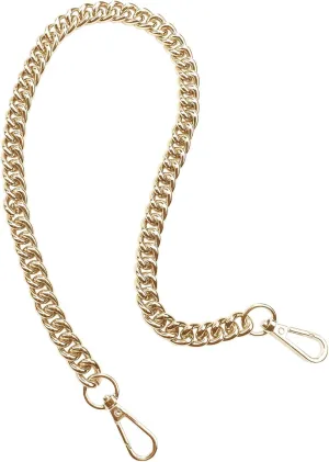 DIY Heavy Chunky Purse Chain Handles- Short Strap Replacement for Handbag/Shoulder Bags, 23 Inches Long