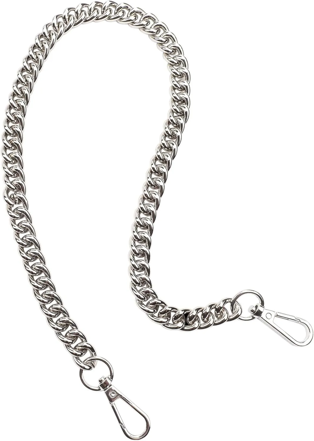 DIY Heavy Chunky Purse Chain Handles- Short Strap Replacement for Handbag/Shoulder Bags, 23 Inches Long