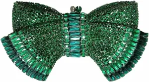DJBM Sweet Bow Rhinestone Crystal Evening Clutch Diamond Evening Bags Purses and Handbags for Women Formal Party Wedding