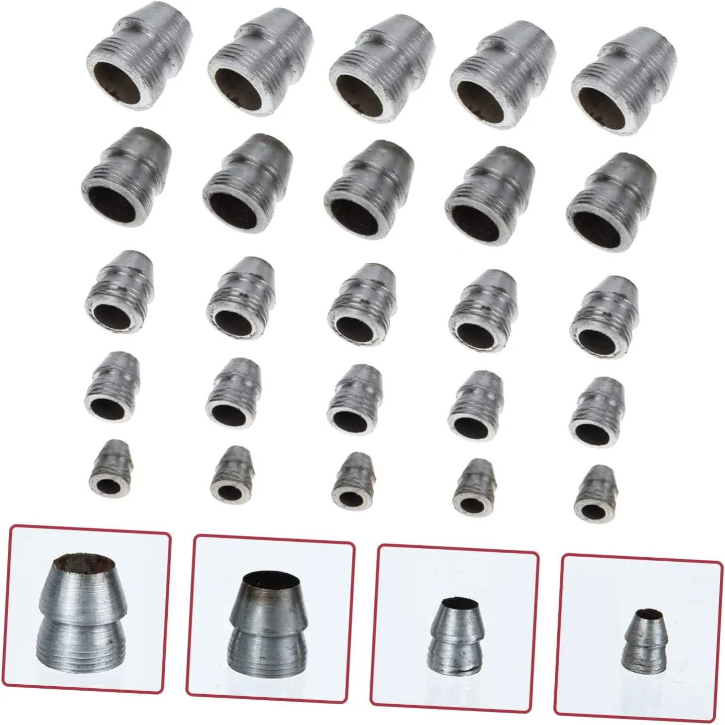 DOITOOL Hammer Handle Wedge Round Wedge for Axe Additional Wedges 50 Pcs Stroller Accessories Hand Tools Splitting Wedge Practical Wedge The Beginning Round High Heel