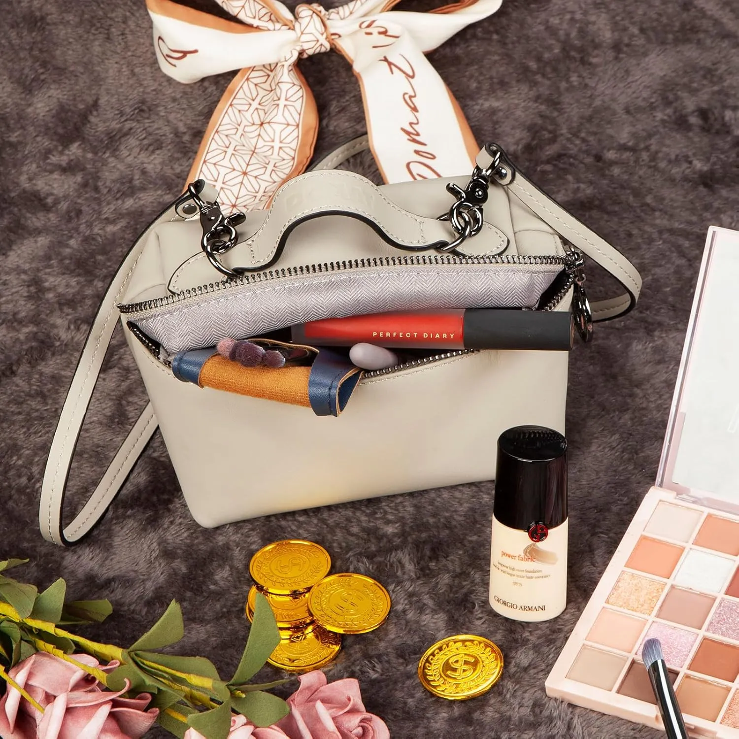 Domat Crossbody Bags For Women,Cute Mini Shoulder Bag,Square Box Handbag,Compact＆Stylish Purse For Party Or Shopping.