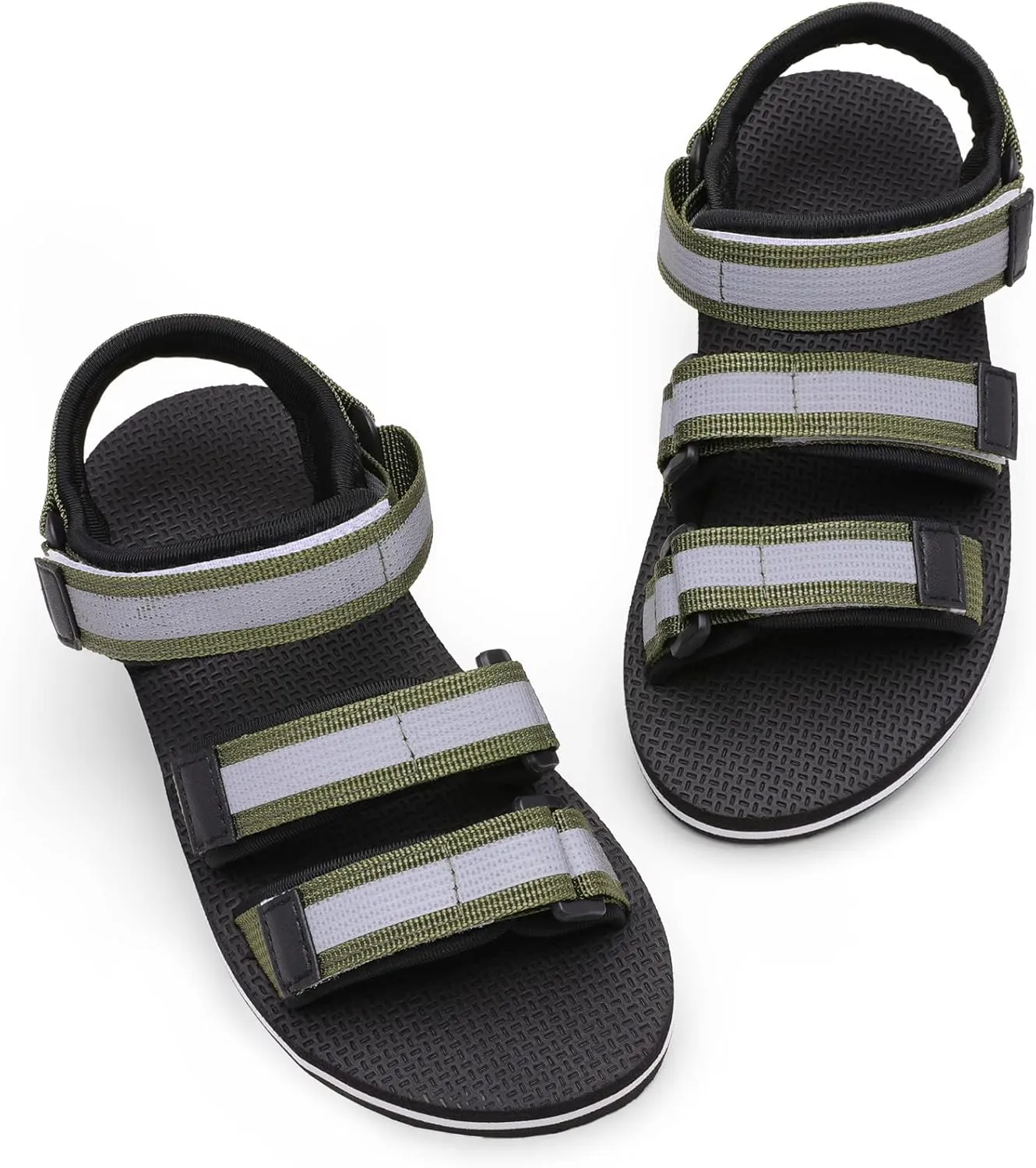 DREAM PAIRS Boys Girls Sandals Open-Toe Adjustable Straps Summer Outdoor Sport Sandals