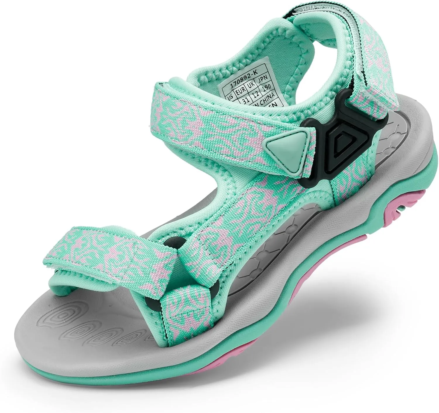 DREAM PAIRS Kids Adventurous Light-Weight Adjustable Straps Summer Sandals (Toddler/Little Kid/Big Kid)