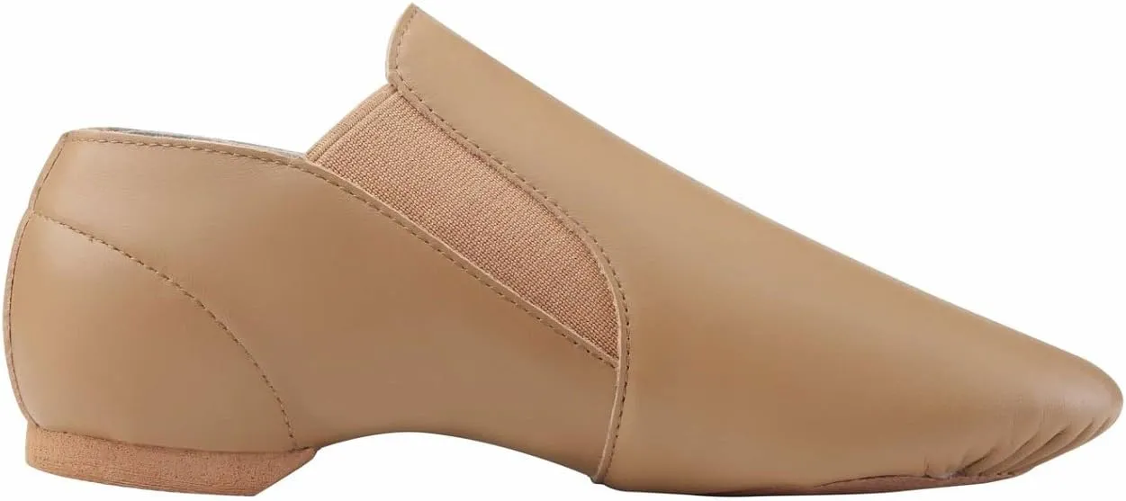 Dynadans Jazz Shoe Leather Slip On with Elastics (Big Kid/Little Kid/Toddler)