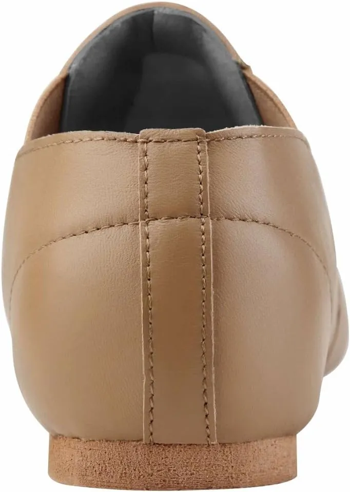 Dynadans Jazz Shoe Leather Slip On with Elastics (Big Kid/Little Kid/Toddler)
