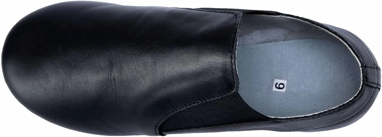 Dynadans Jazz Shoe Leather Slip On with Elastics (Big Kid/Little Kid/Toddler)